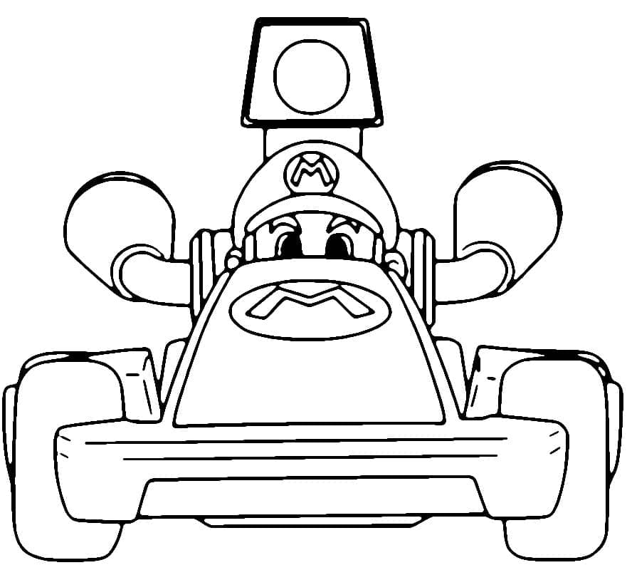 Mario Kart Gratis untuk Dicetak