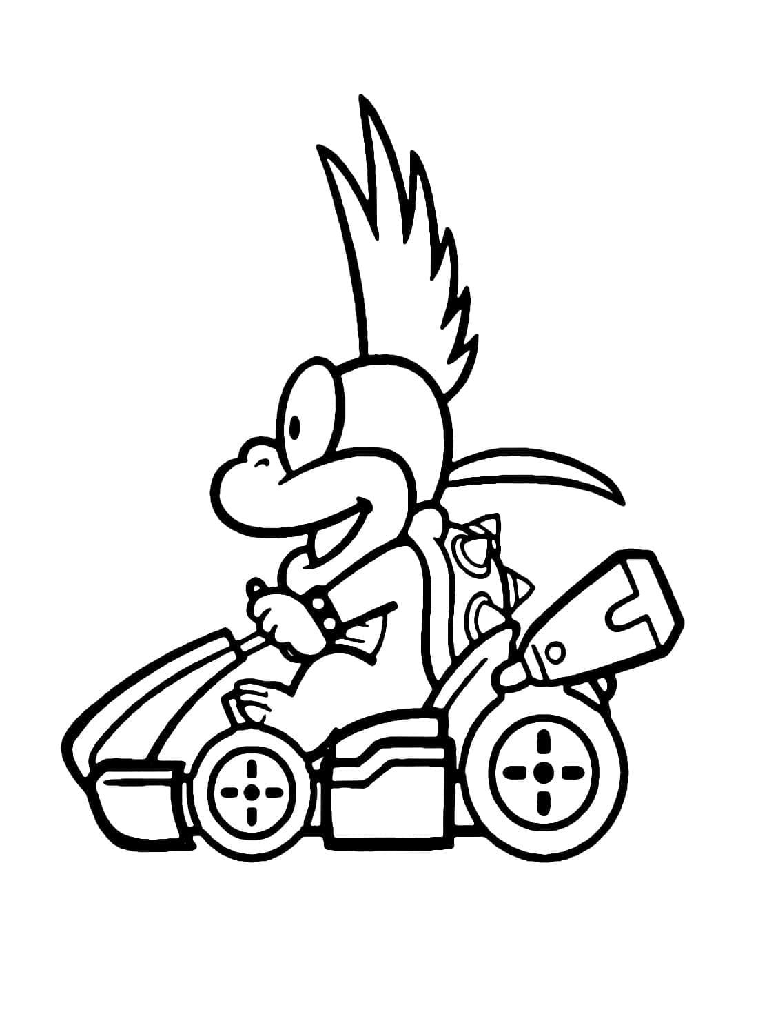 Mario Kart Lemmy Koopa