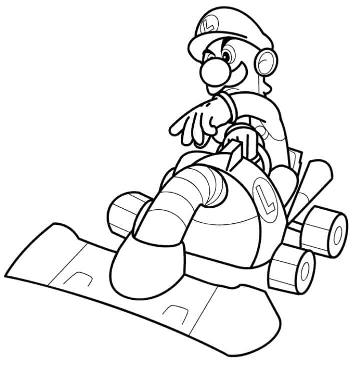 Mario Kart Luigi