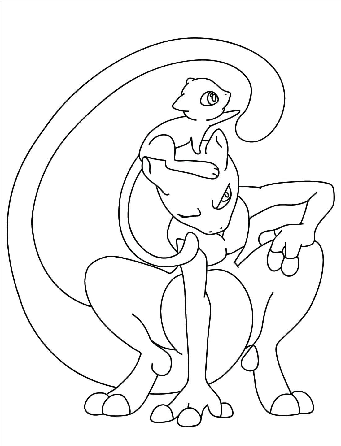 Mew dan Mewtwo
