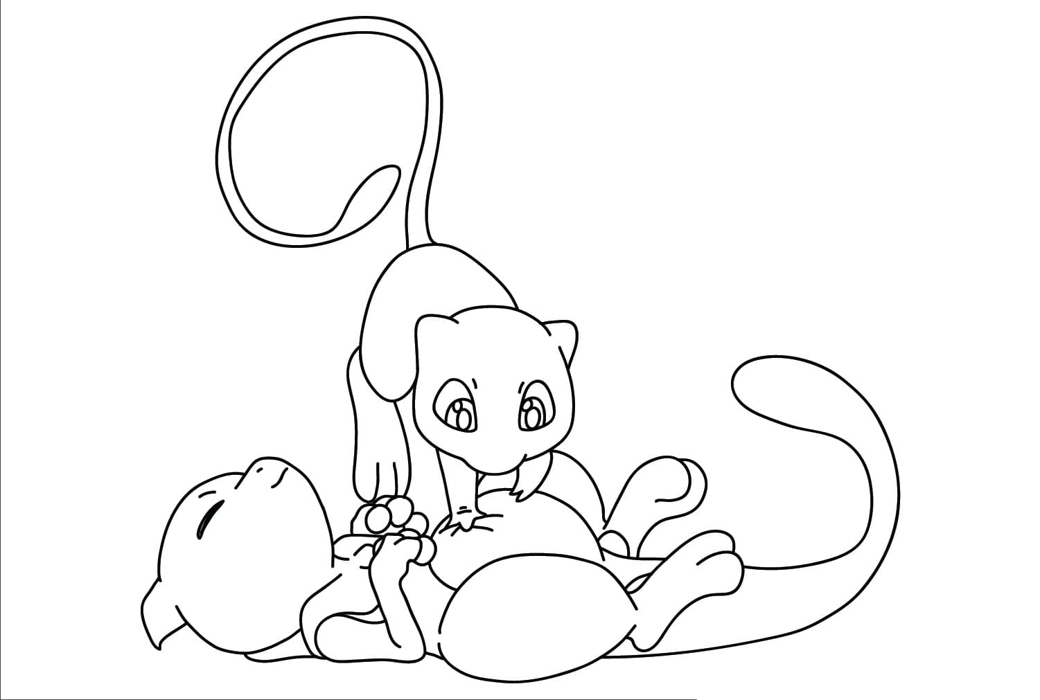 Mewtwo dan Mew