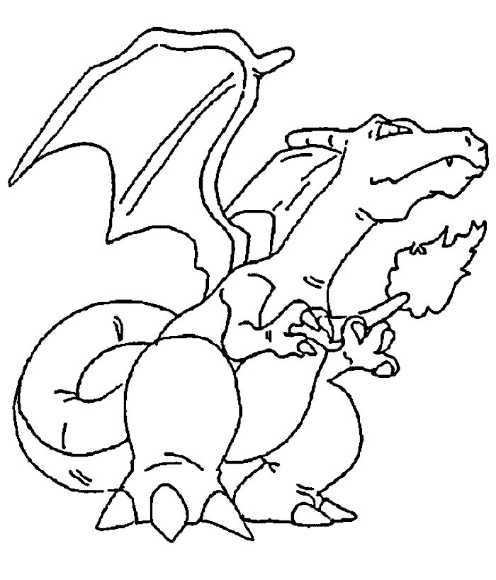 Pokemon Charizard Kadal