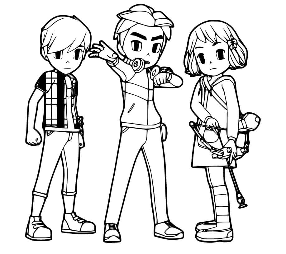 Ryan, Dylan dan Dolly dari Tobot