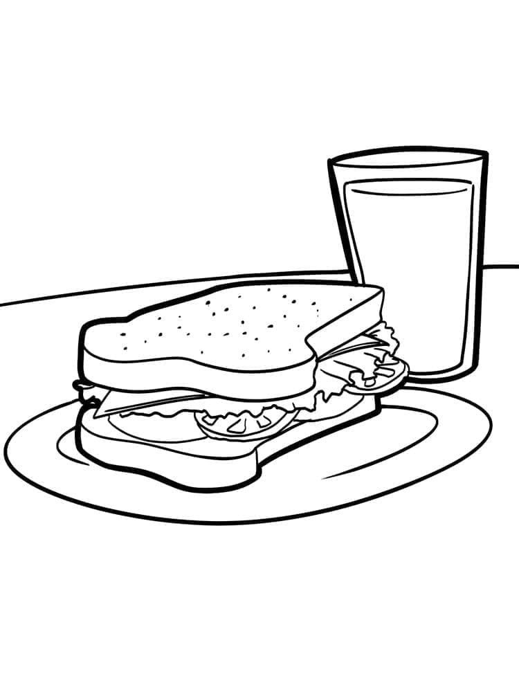 Sandwich dan Susu