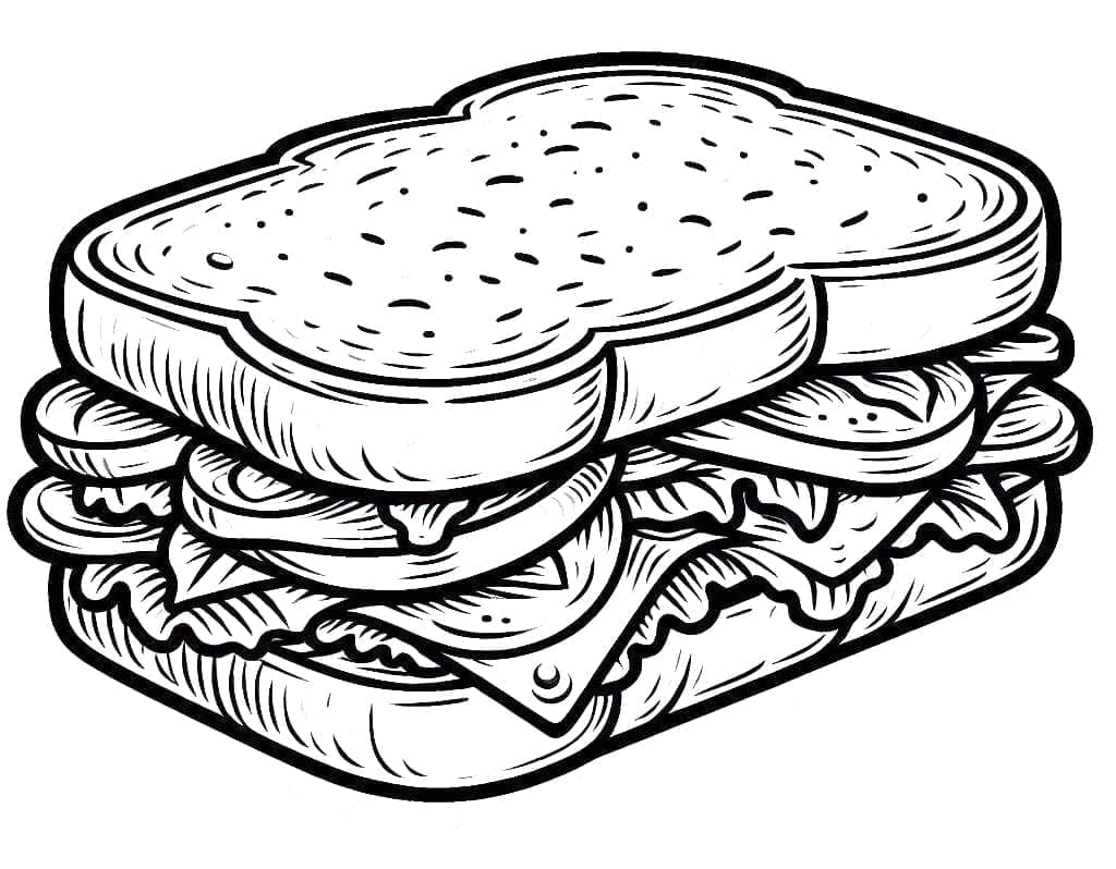 Sandwich sangat sederhana