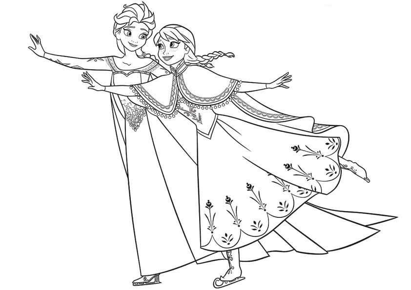 Saudari Elsa dan Anna Bersenang-senang