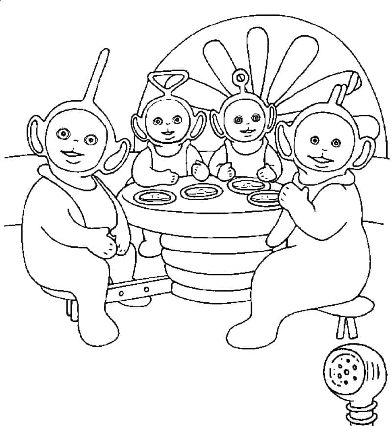 Teletubbies yang Dapat Dicetak
