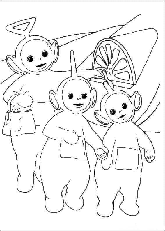Tinky Winky, Dipsy, dan Laa-Laa