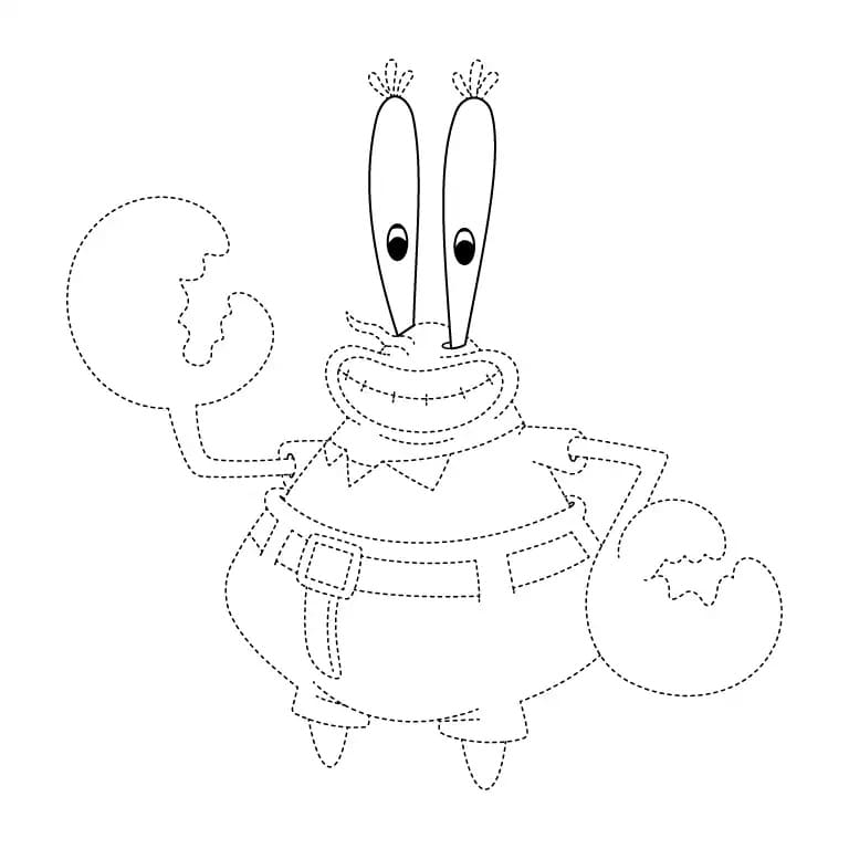 Tuan Krabs menelusuri
