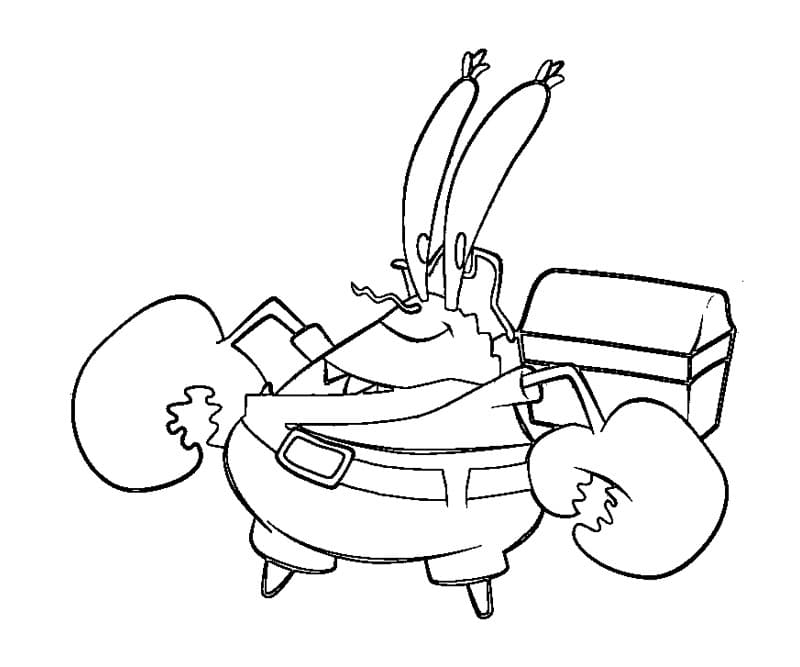 Tuan Krabs yang Sangat Bahagia