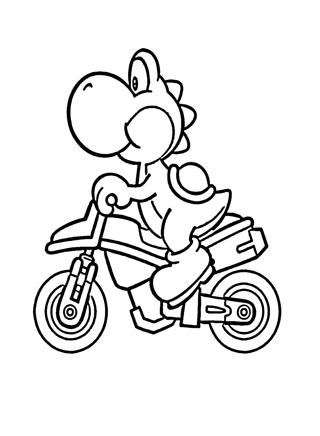 Yoshi di Mario Kart