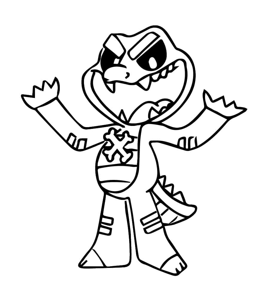 Allister Gator di Nightmare Critters