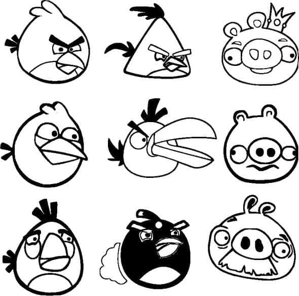 Angry Birds Semua Burung