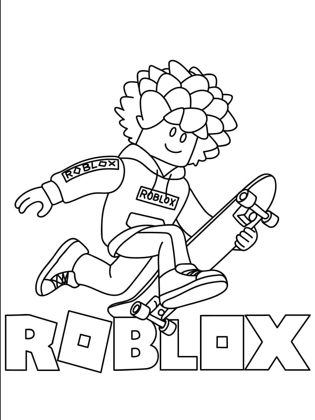 Bermain skateboard di Roblox