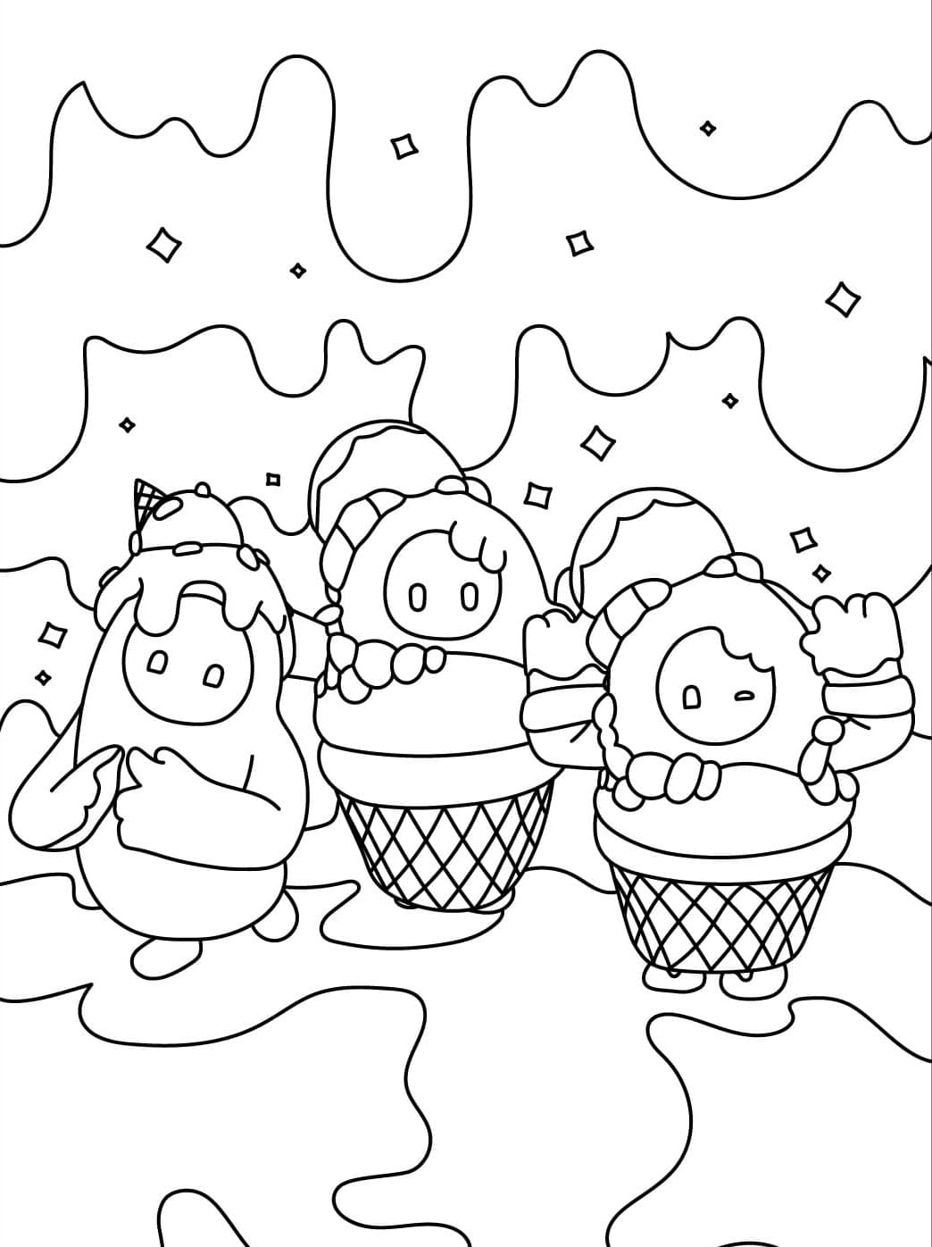 Es Krim Fall Guys