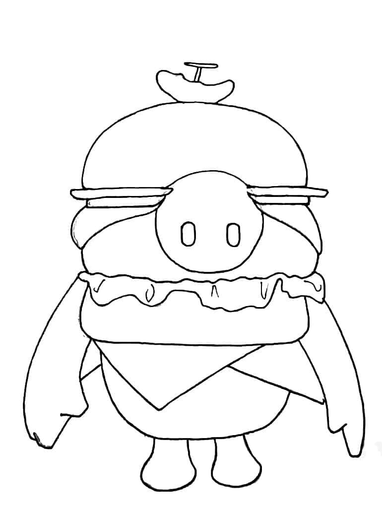 Fall Guys Hamburger