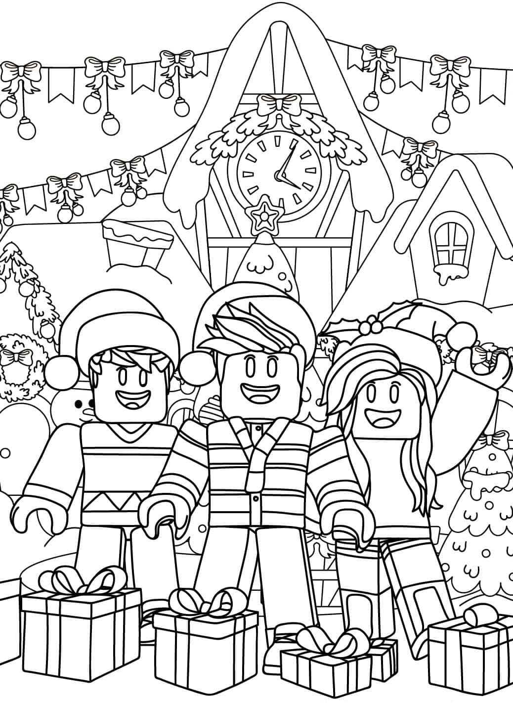 Karakter Natal dan Roblox