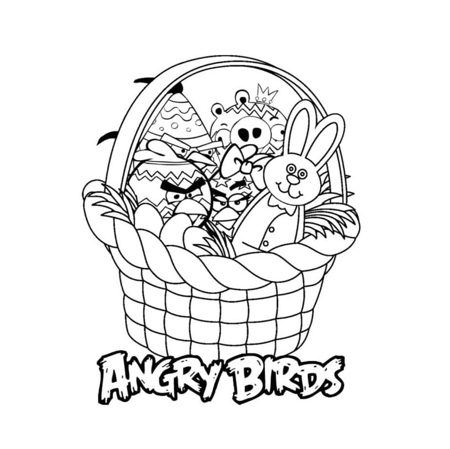 Keranjang Paskah Angry Birds
