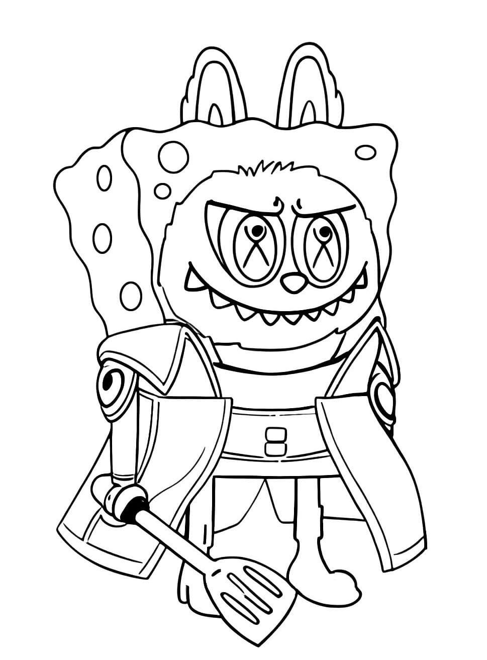 Labubu SpongeBob