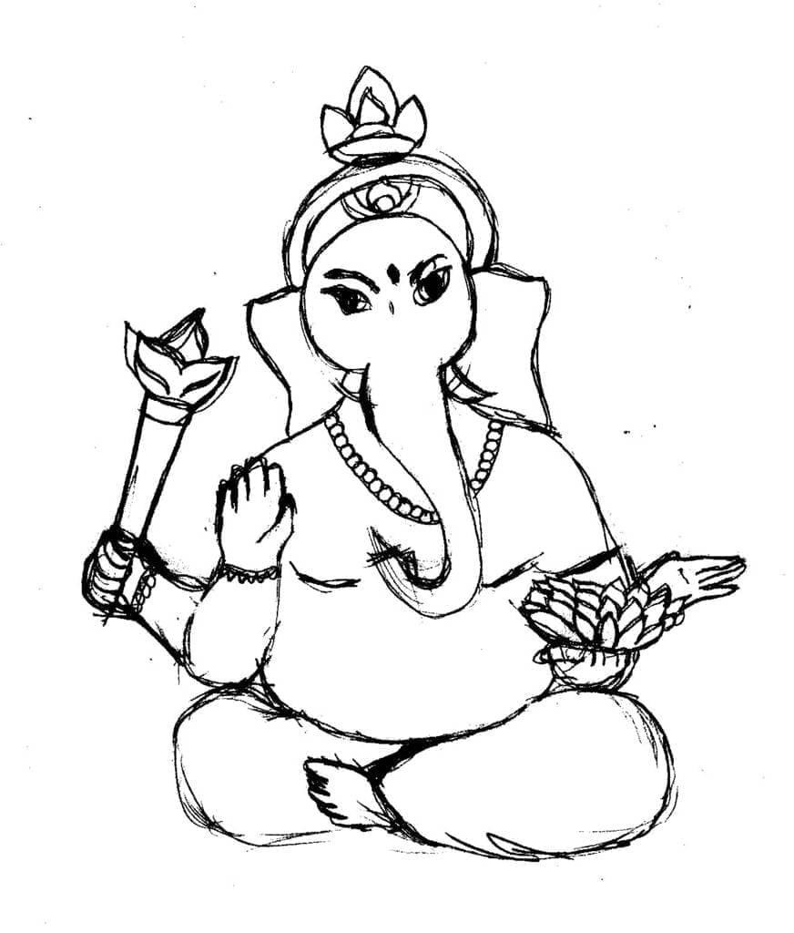 Menggambar Ganesa