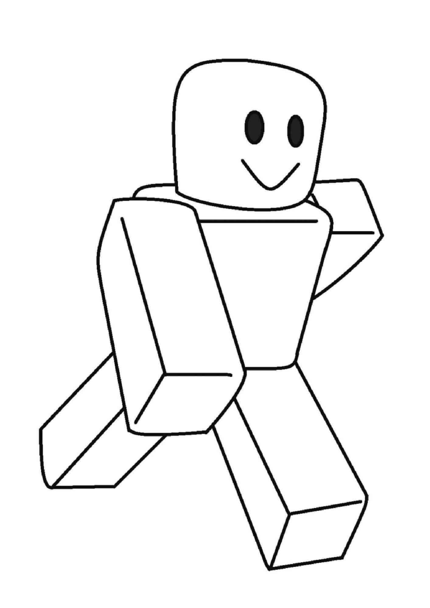 Roblox Noob berlari sangat cepat