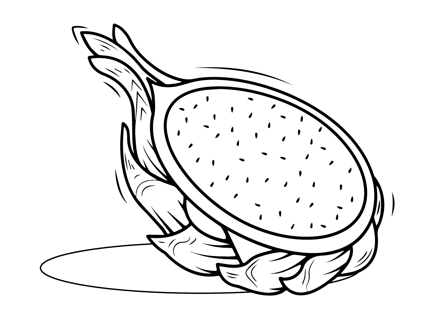 Setengah Buah Naga