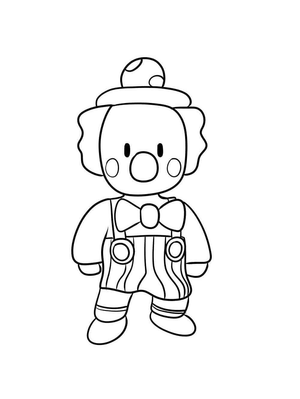 Stumble Guys Clown Bozo