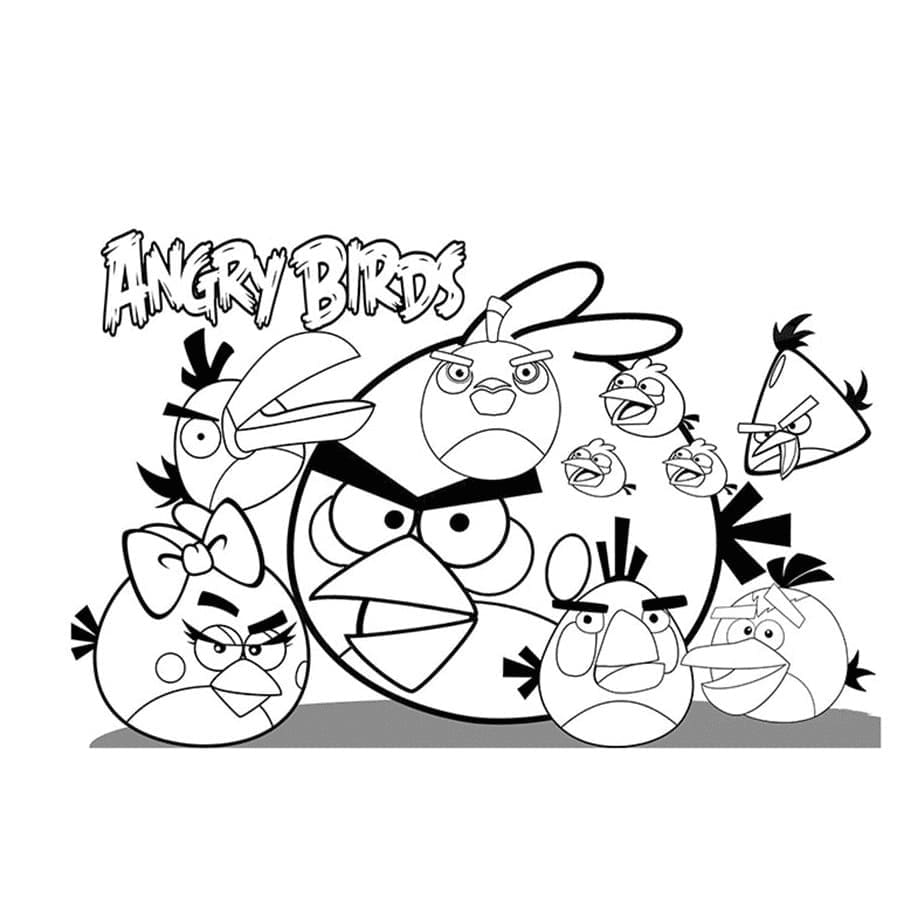 Teman-teman Angry Birds