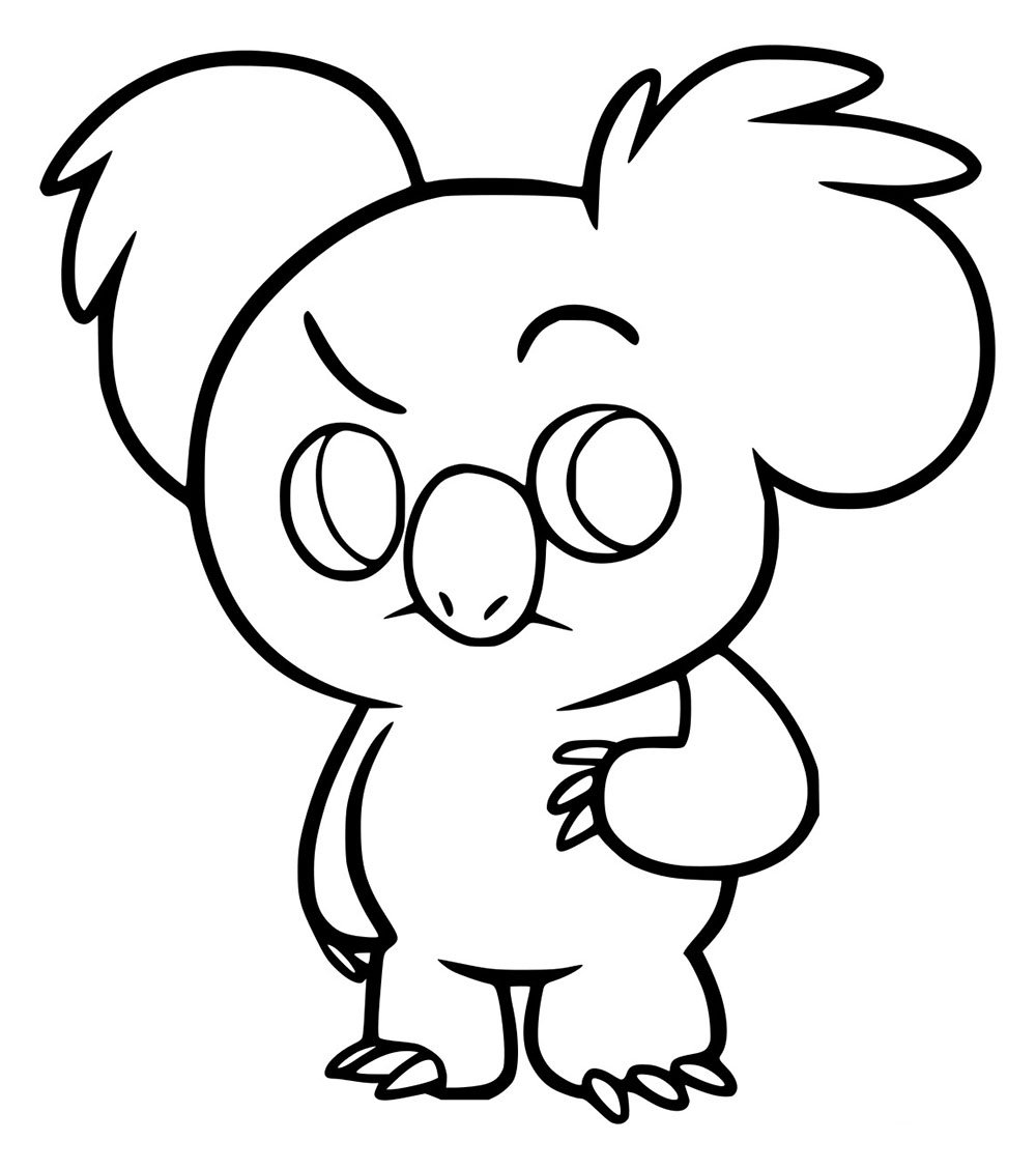 Koala Nom Nom yang Lucu