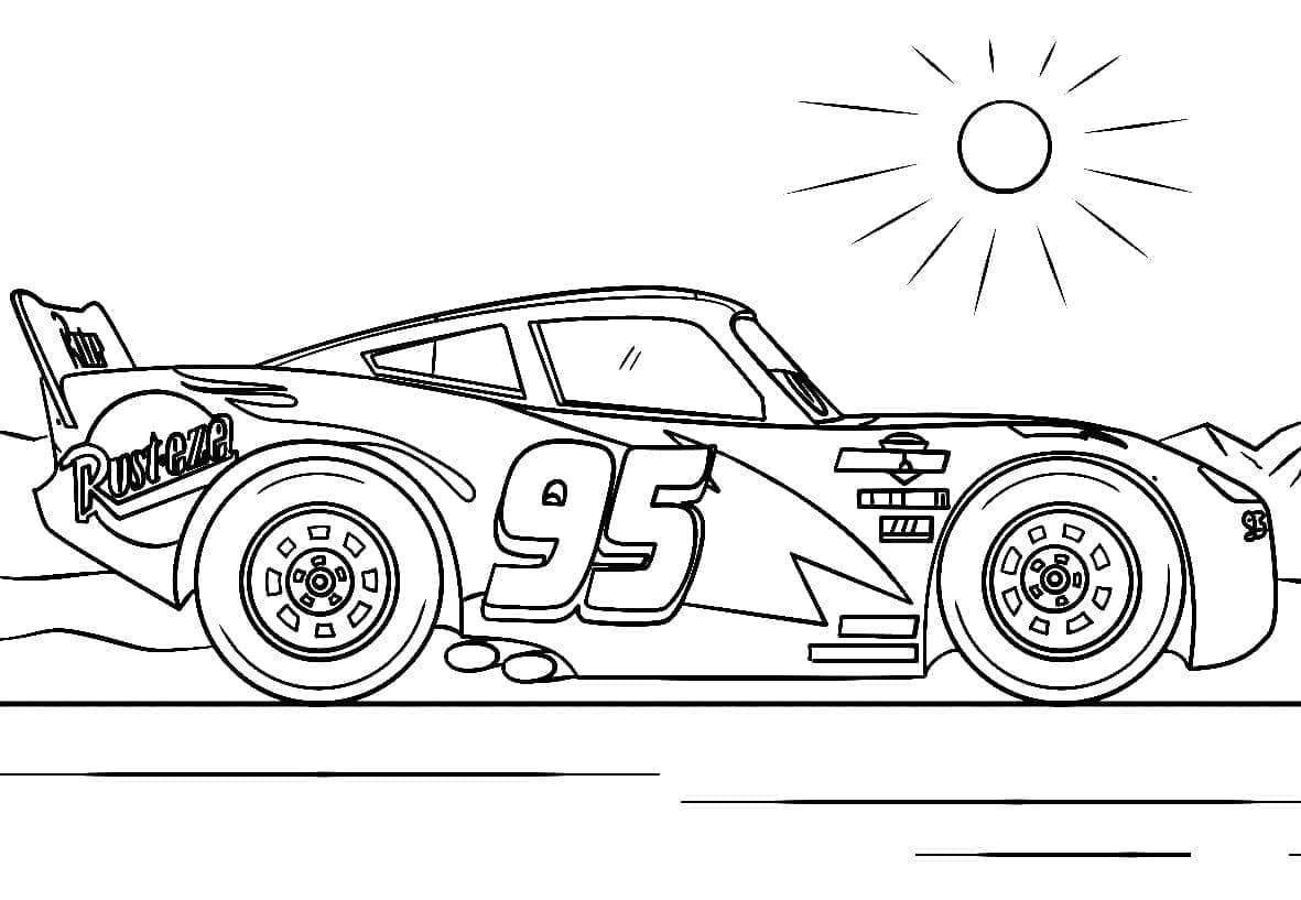 Lightning McQueen mengemudi
