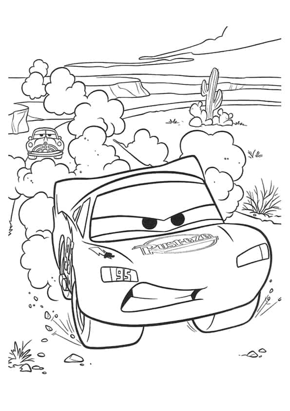 Lightning McQueen yang Marah