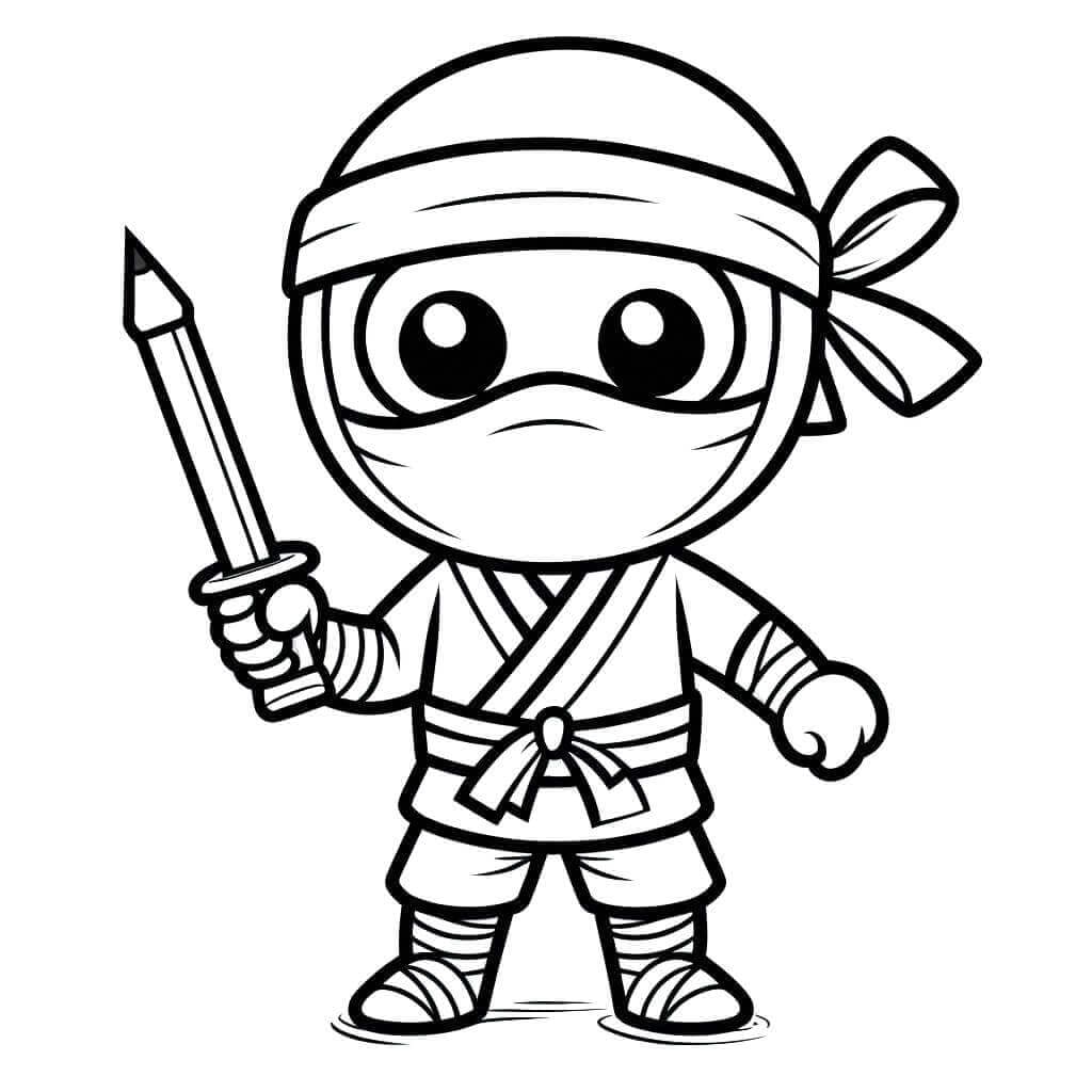 Ninja Gratis yang Dapat Dicetak