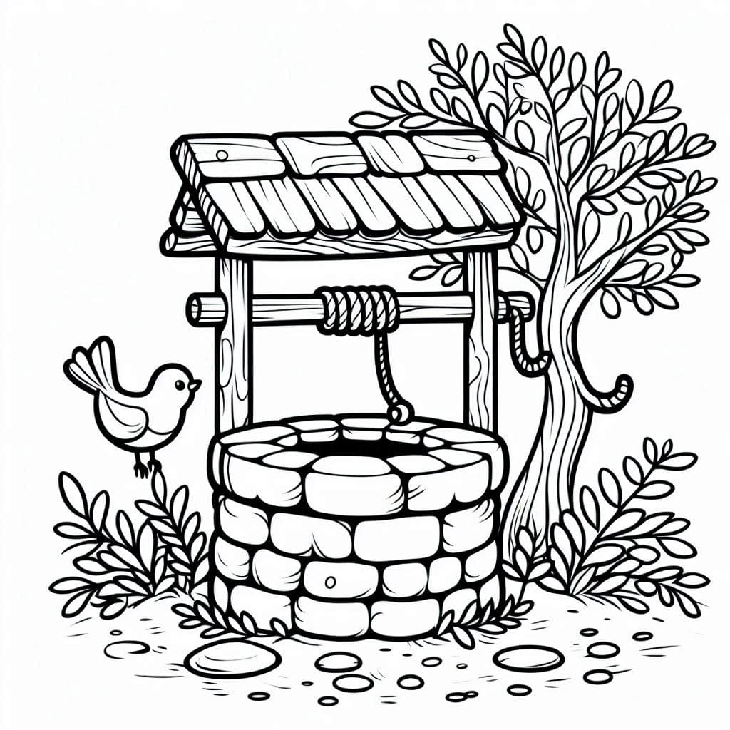Sumur dengan burung