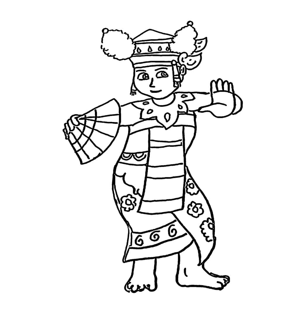 Tari Bali Sederhana