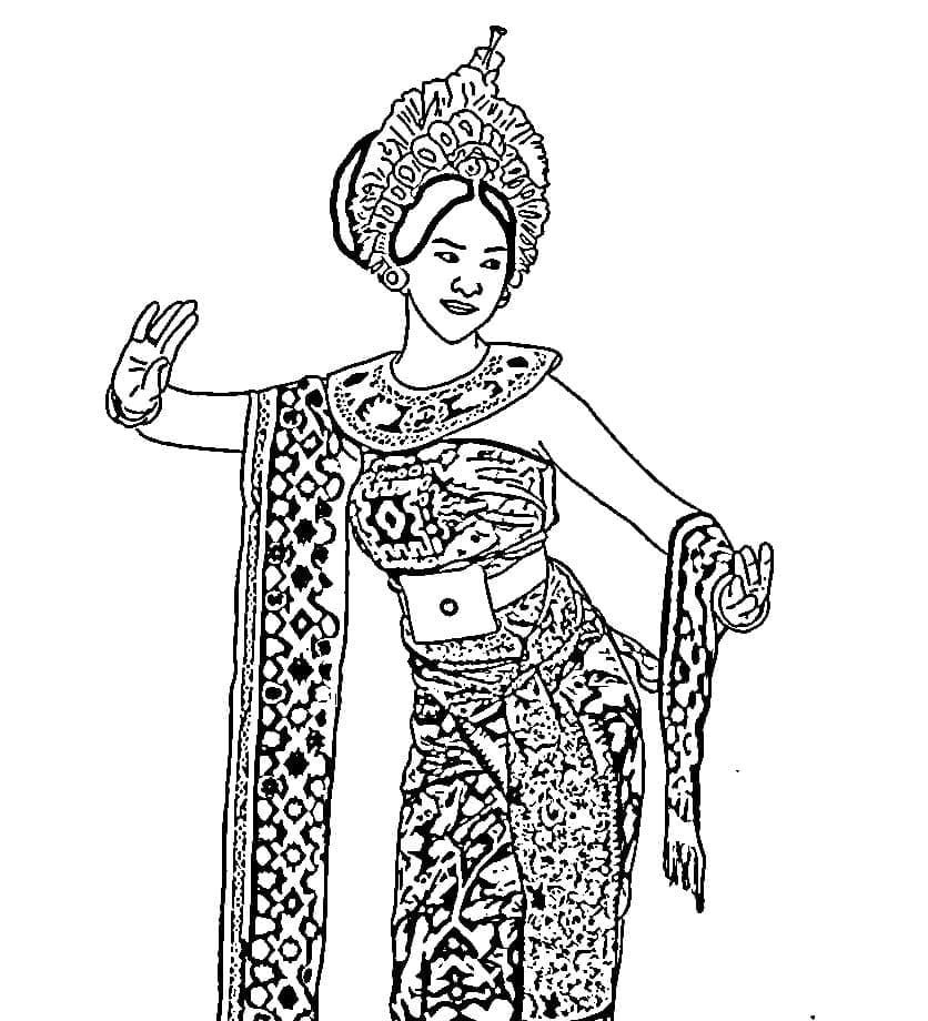 Tari Bali yang cantik