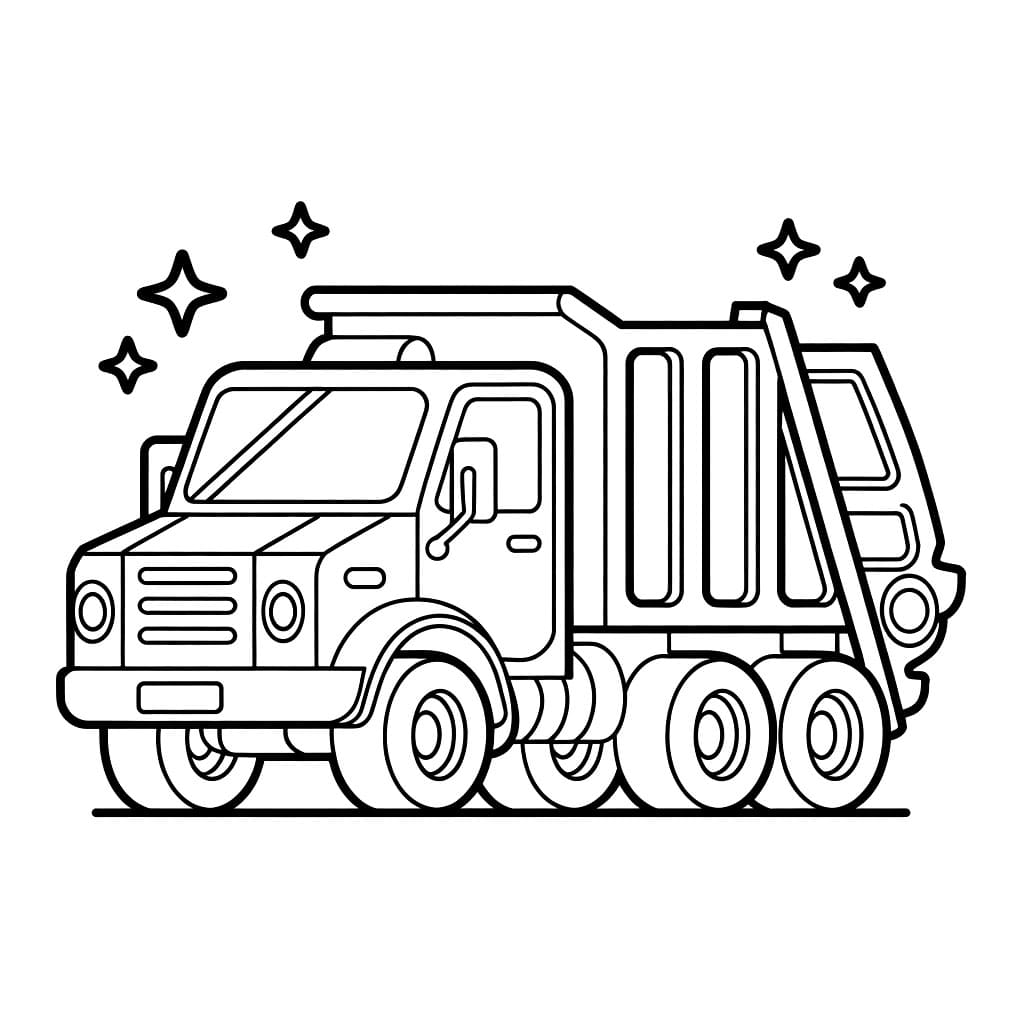 Truk Sampah bersih