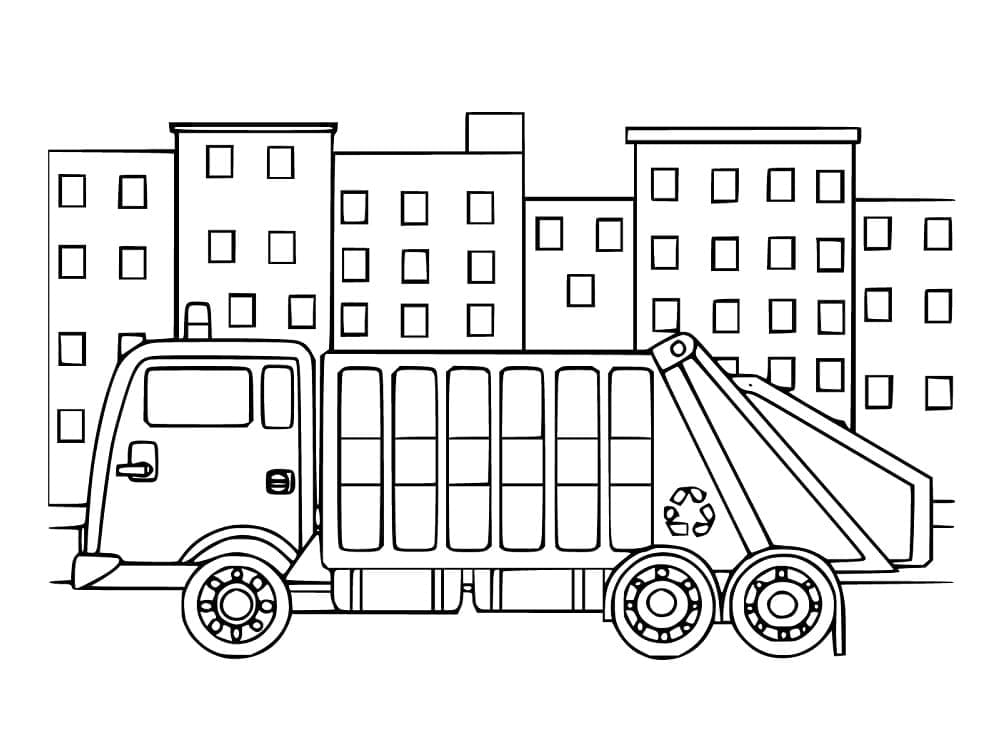 Truk Sampah di Kota
