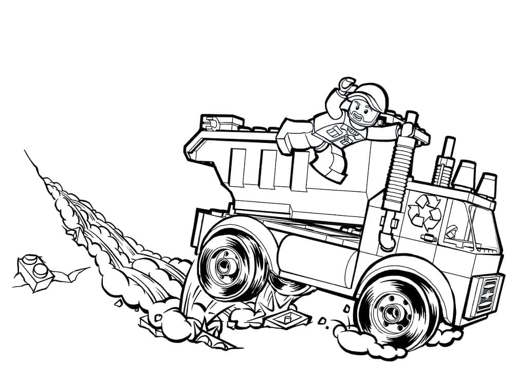 Truk Sampah Lego