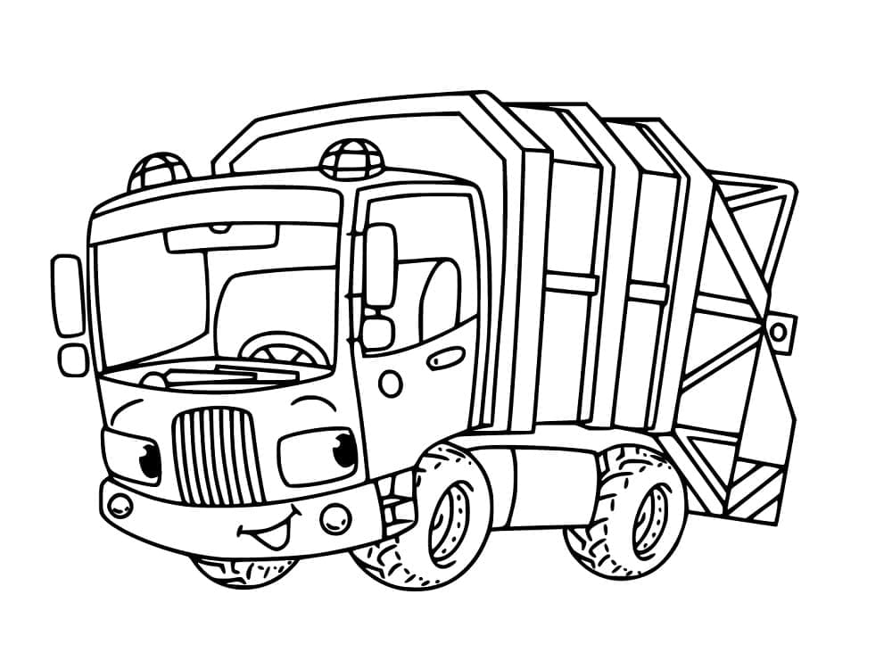 Truk Sampah Lucu