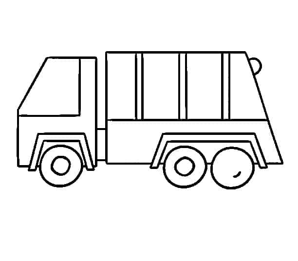 Truk Sampah Sangat Sederhana