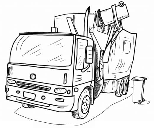 Truk Sampah untuk Anak-anak