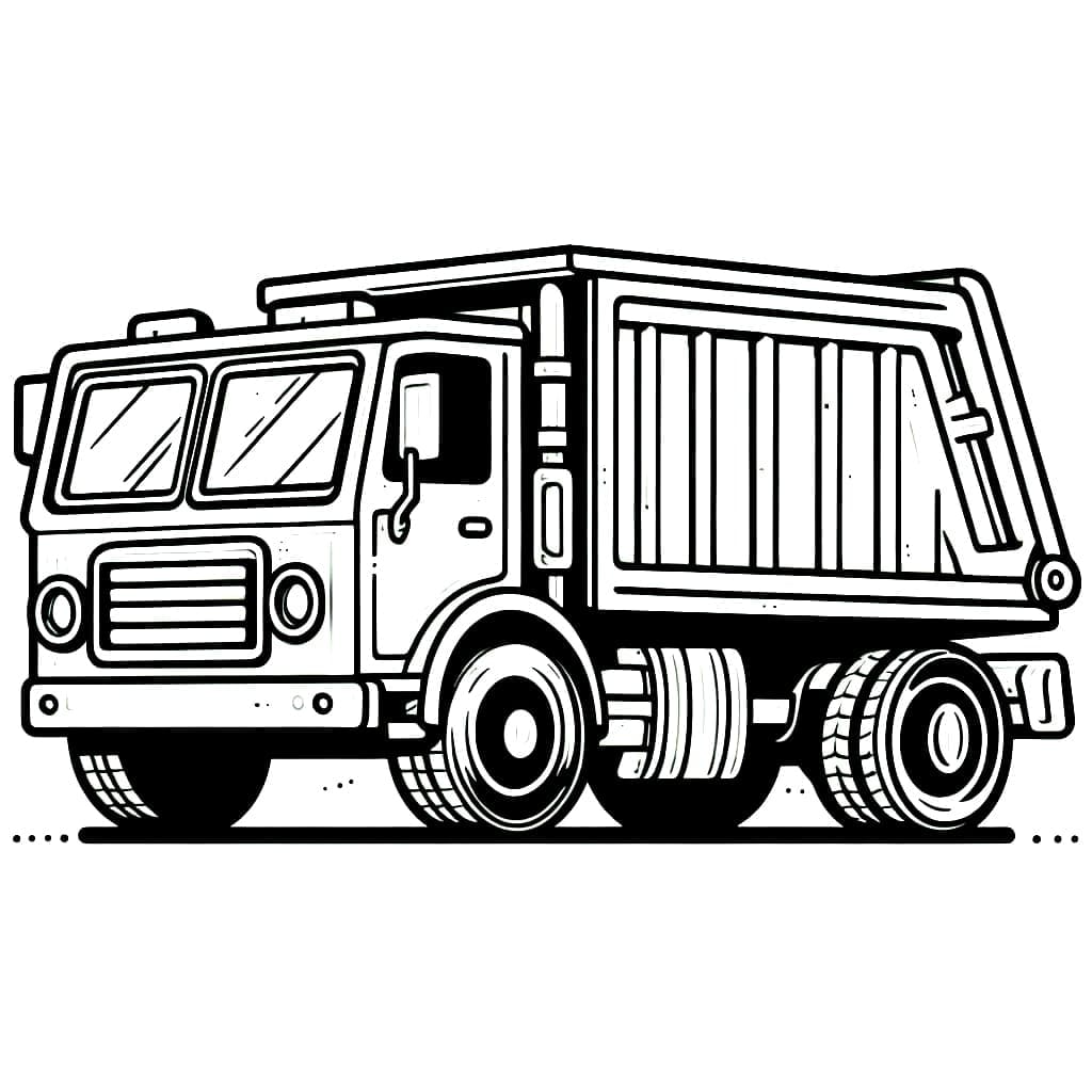 Truk sampah untuk anak