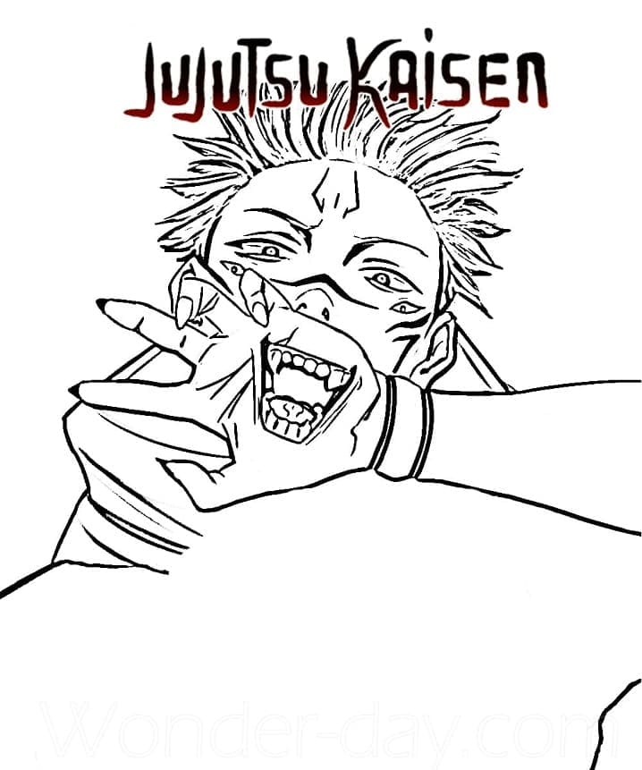 Sukuna di Anime Jujutsu Kaisen