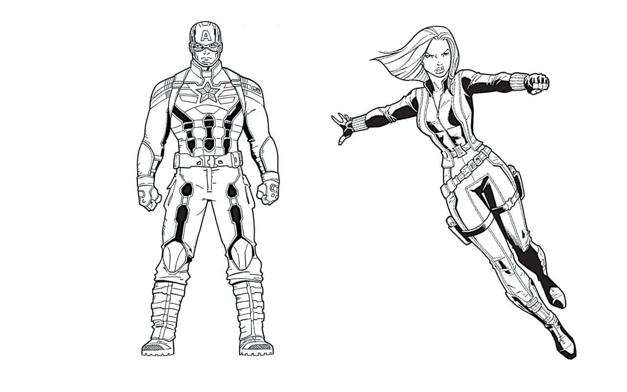 Captain America dan Black Window