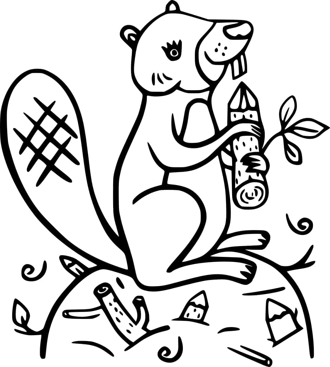 Cetak Gratis Beaver