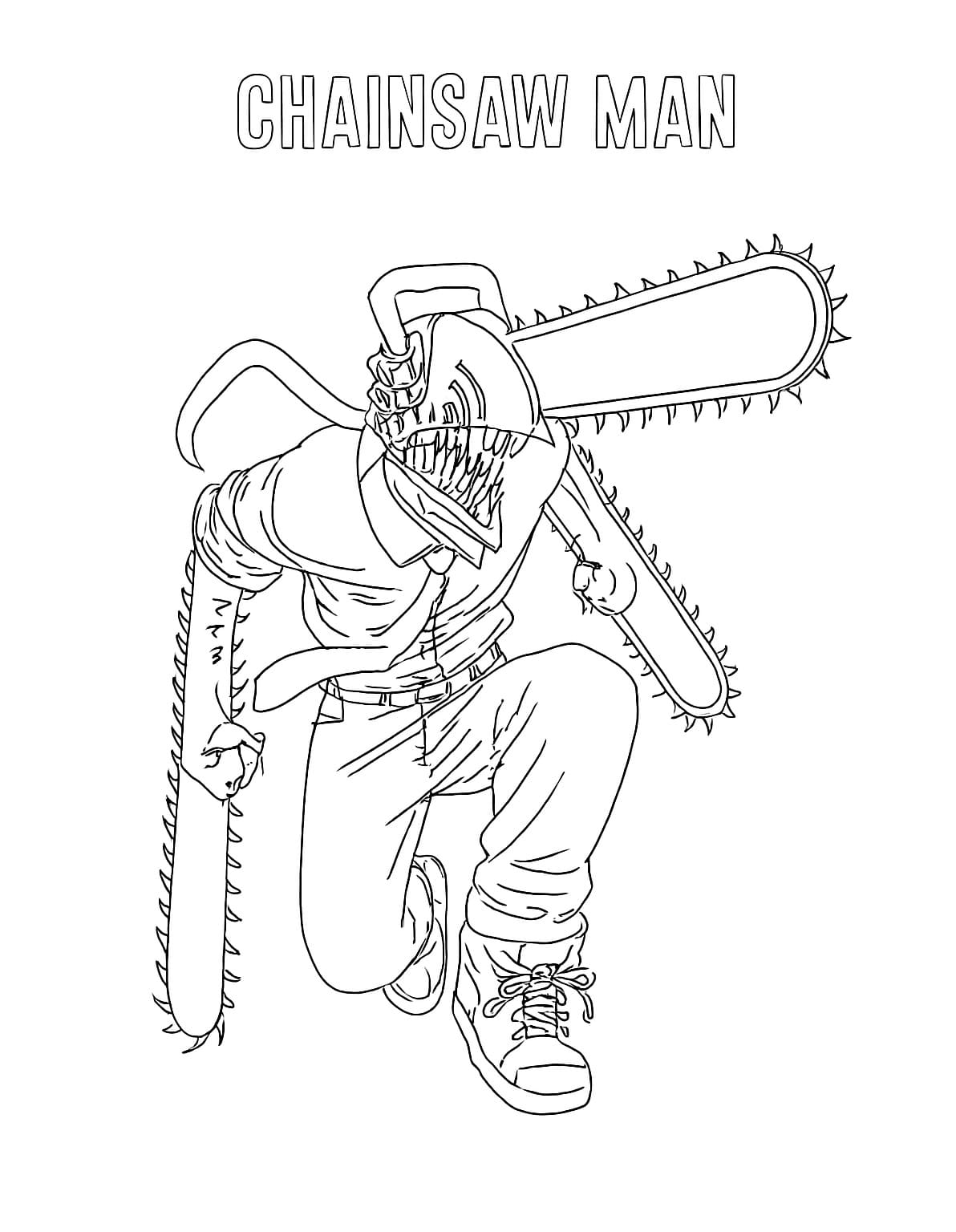 Chainsaw Man marah