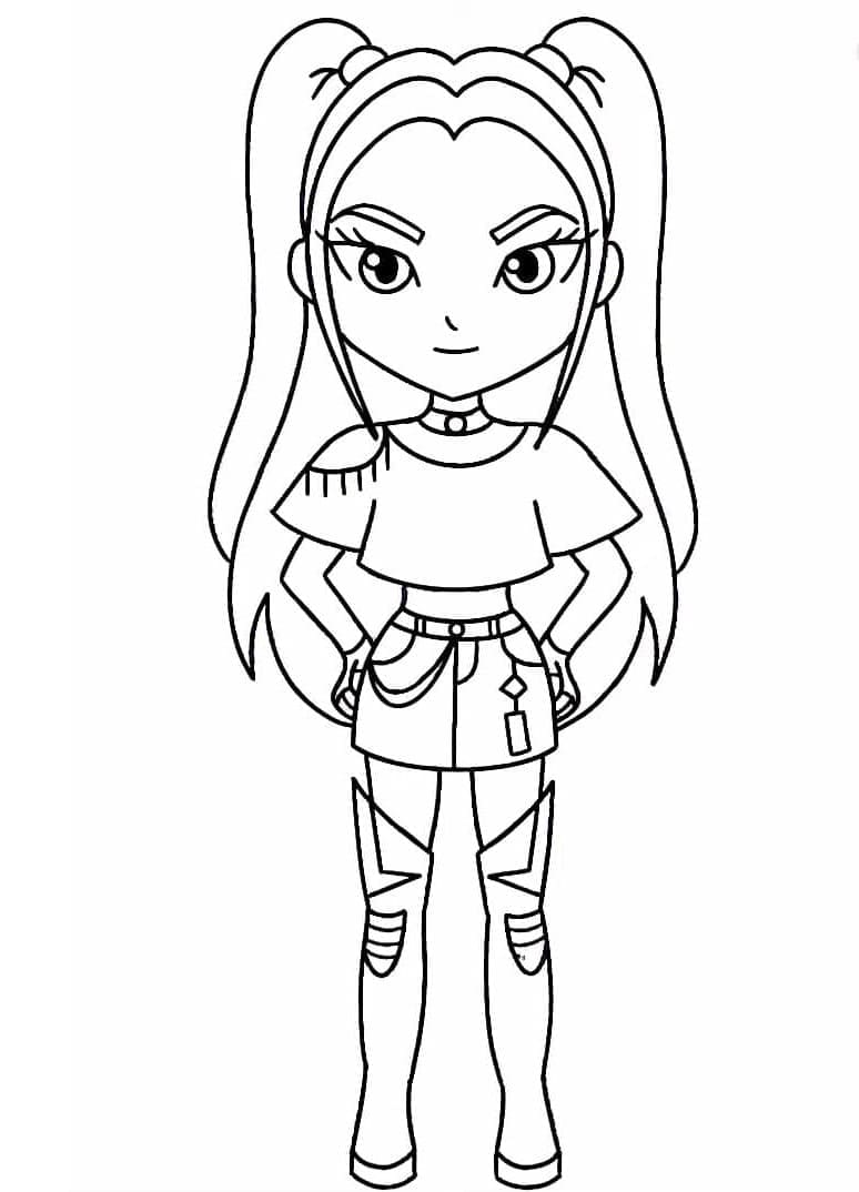 Chibi Mira Kpop Demon Hunters