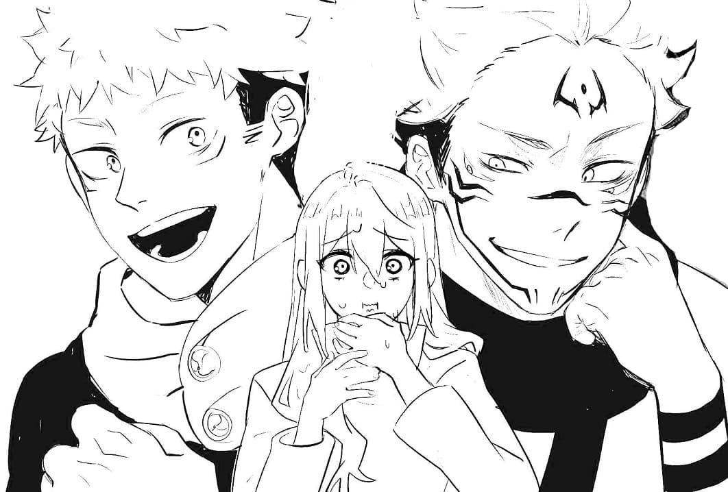 Dapat dicetak Jujutsu Kaisen