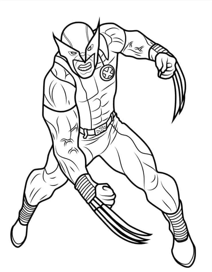 Dapat dicetak Wolverine