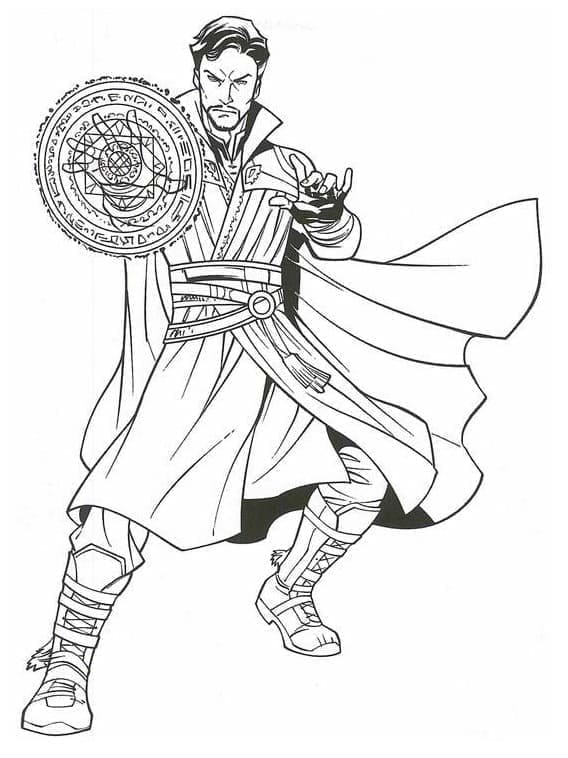Doctor Strange menggunakan sihir